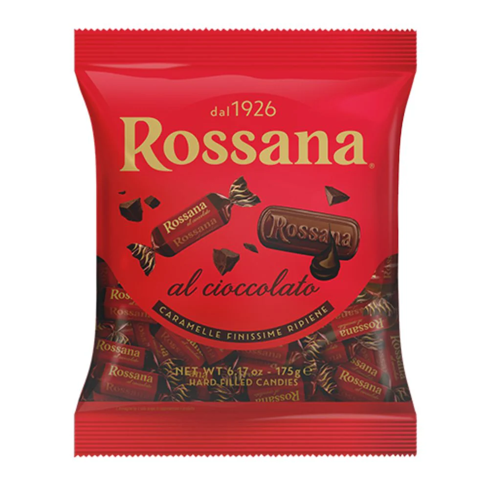 Rossana Al Cioccolato, caramelle ripiene al cioccolato da 175g