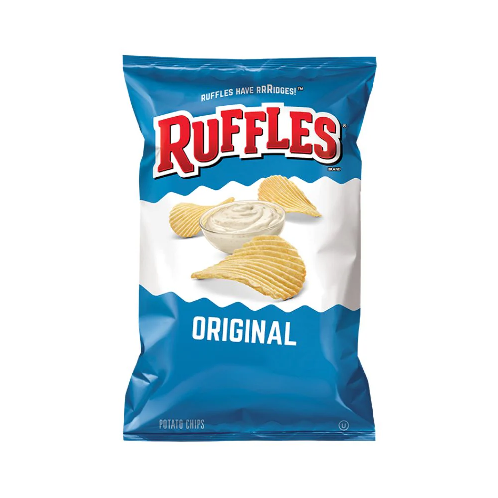Ruffles Original, patatine classiche da 28g