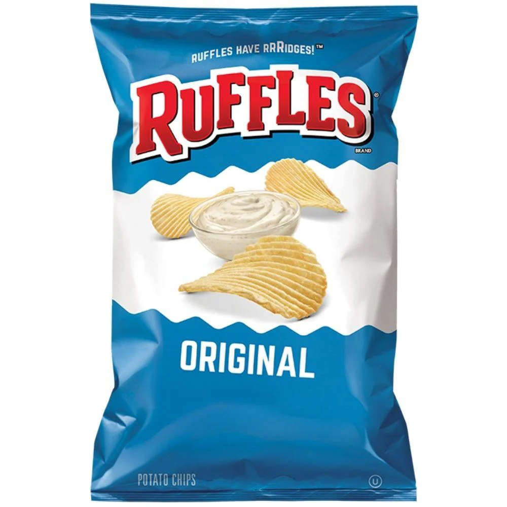 Ruffles Potato Chips Original, patatine al gusto classico da 184g