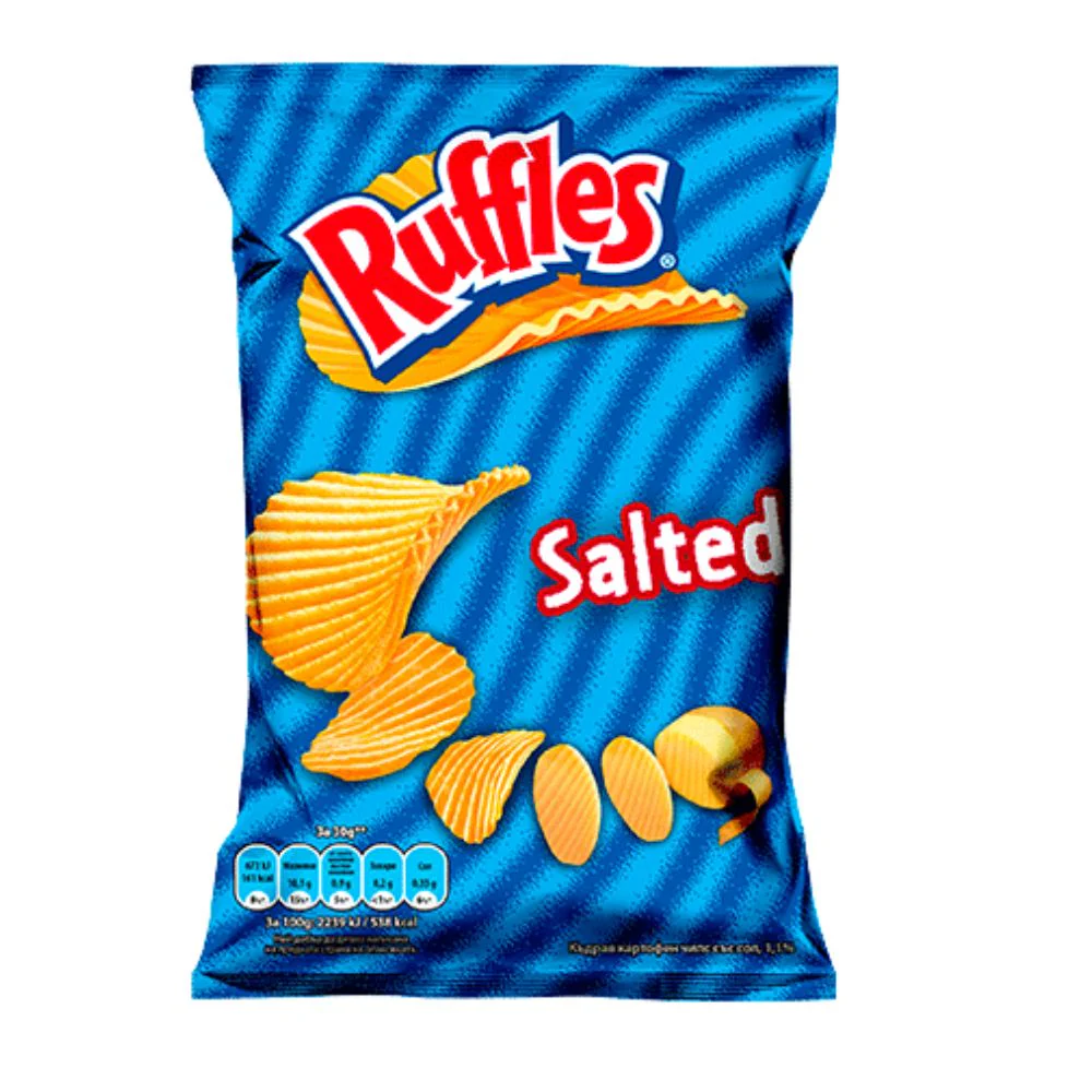 Ruffles Salted, patatine al sale da 30g