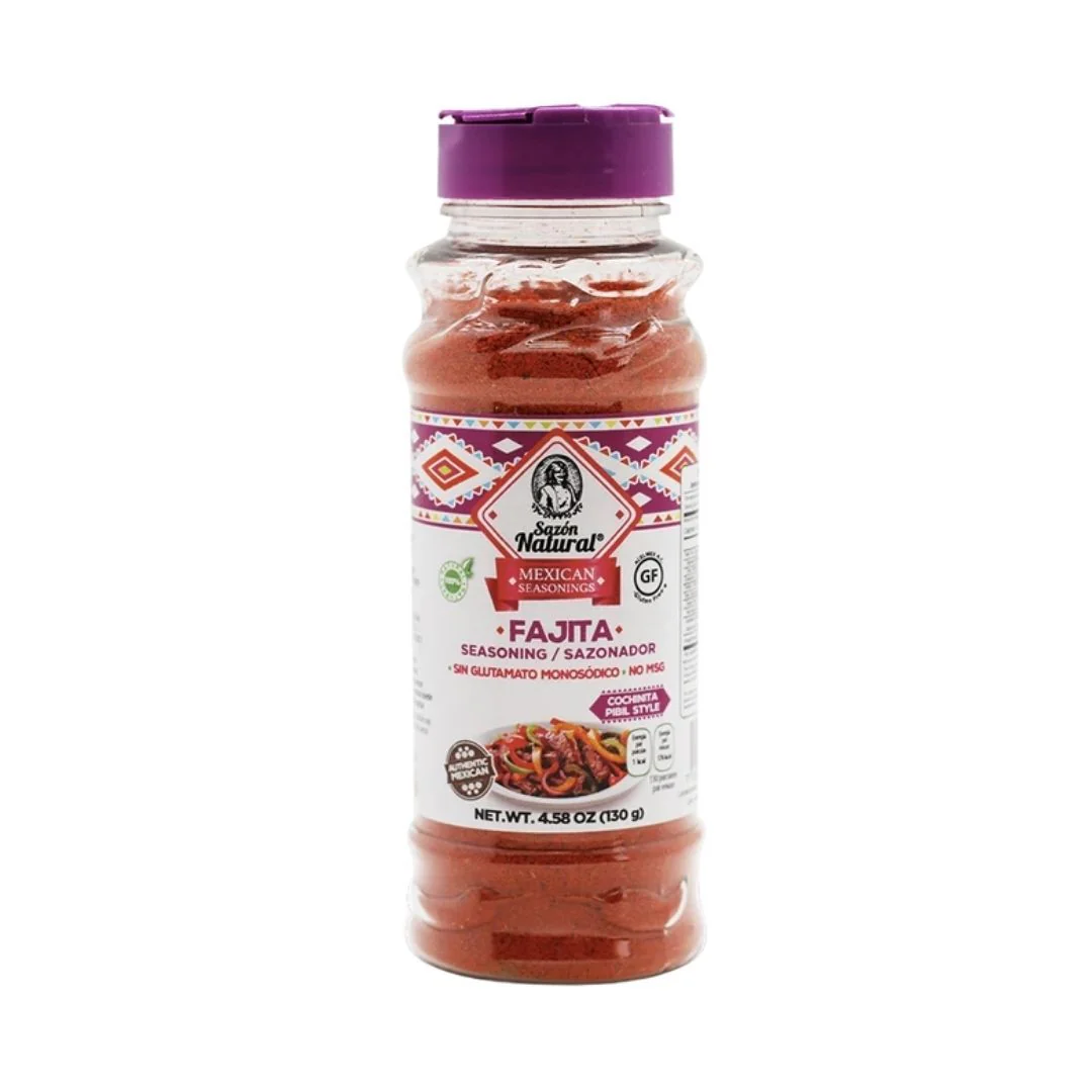 Sazon Natural Fajita, mix di spezie messicane per carne e verdure da 130g