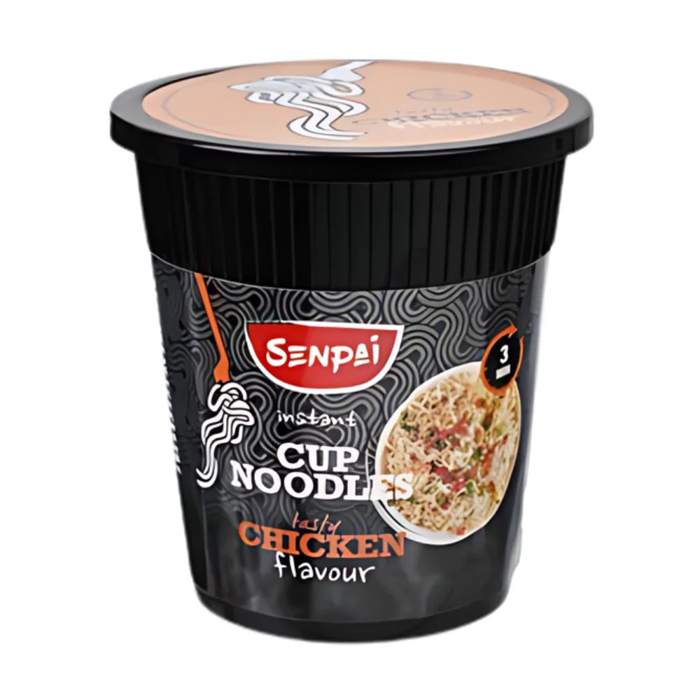 Senpai Noodles Cup Chicken, noodles al gusto di pollo da 60g