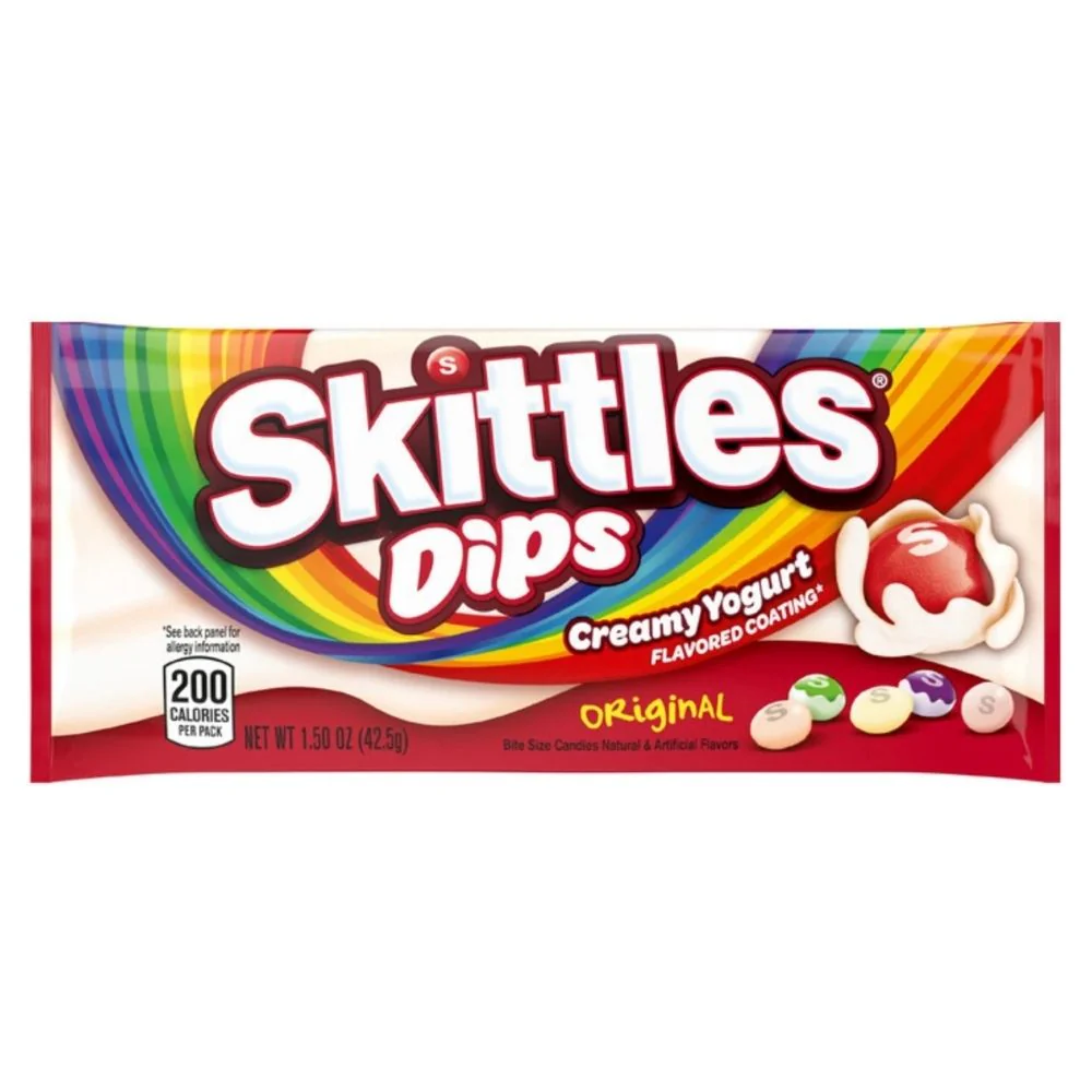 Skittles Chewies Fruits No Shell!, caramelle morbide alla frutta da 45g