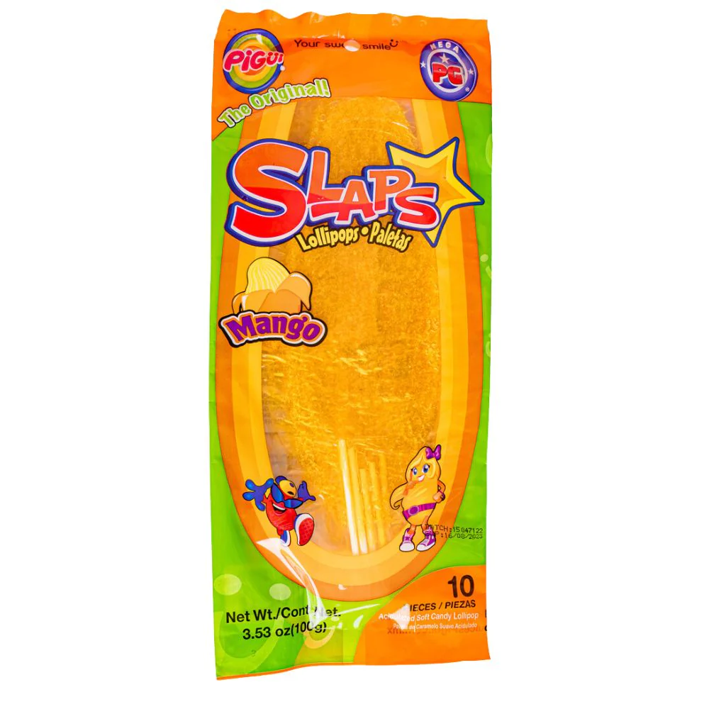 Slaps Lollipops Palentas Mango, caramella modellabile al mango da 100g