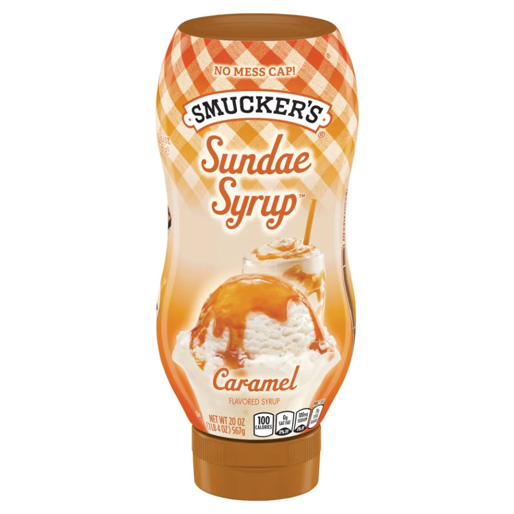 Smucker's Caramel Sundae Syrup, topping al gusto di caramello da 567g