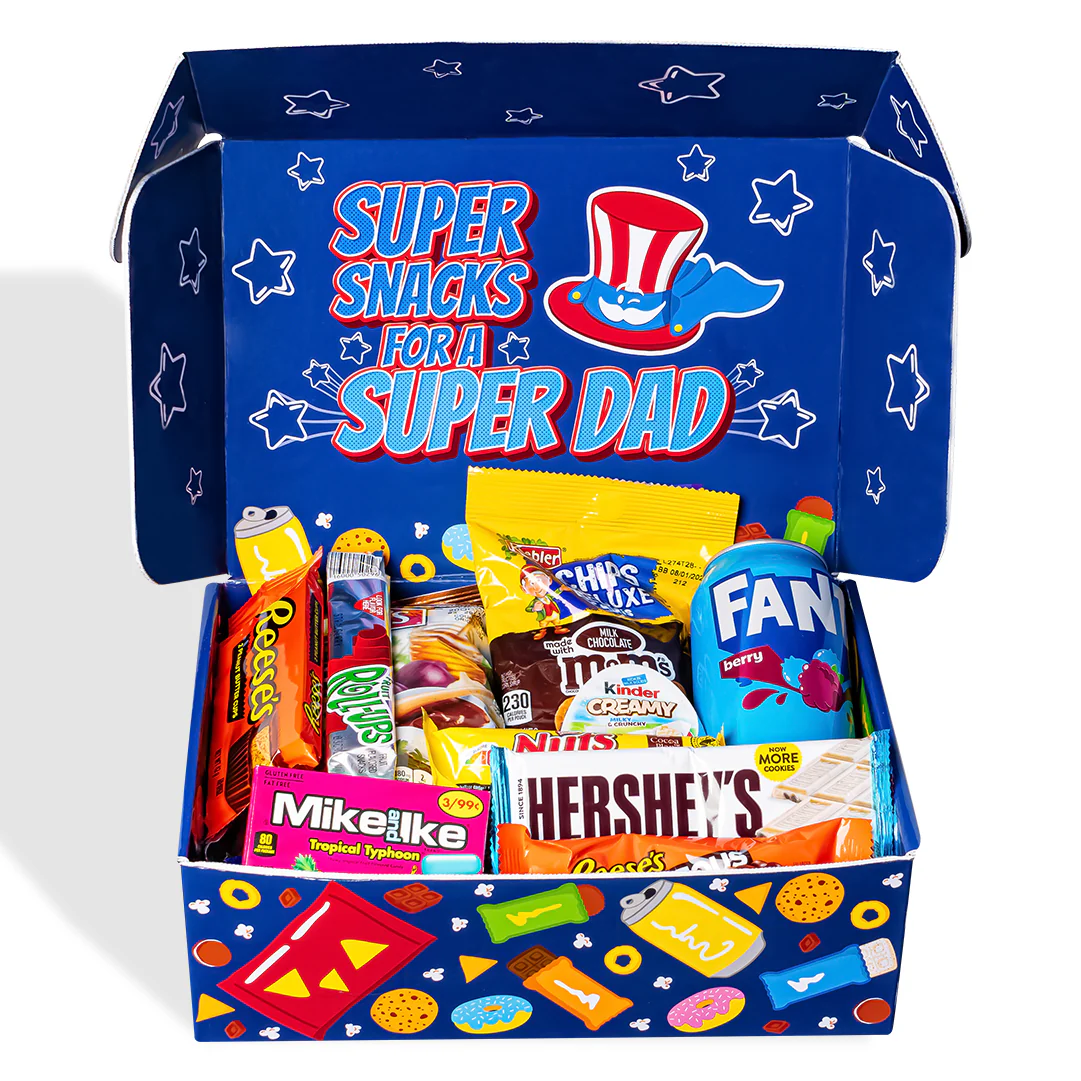 Snack Box "Best Dad", scatola a sorpresa da 20 snack dolci, salati e bevande per il papà - Image 4