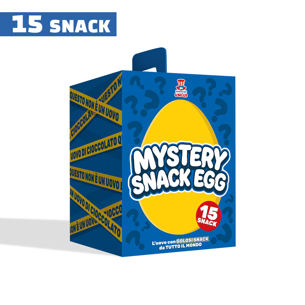AU Mystery Snack Egg, uovo da 15 snack dolci e salati a sorpresa