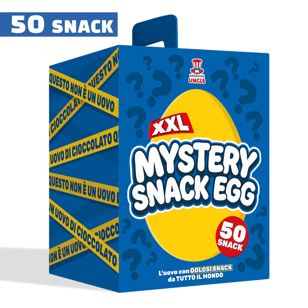 AU Mystery Snack Egg XXL, uovo da 50 snack dolci e salati a sorpresa - Image 2