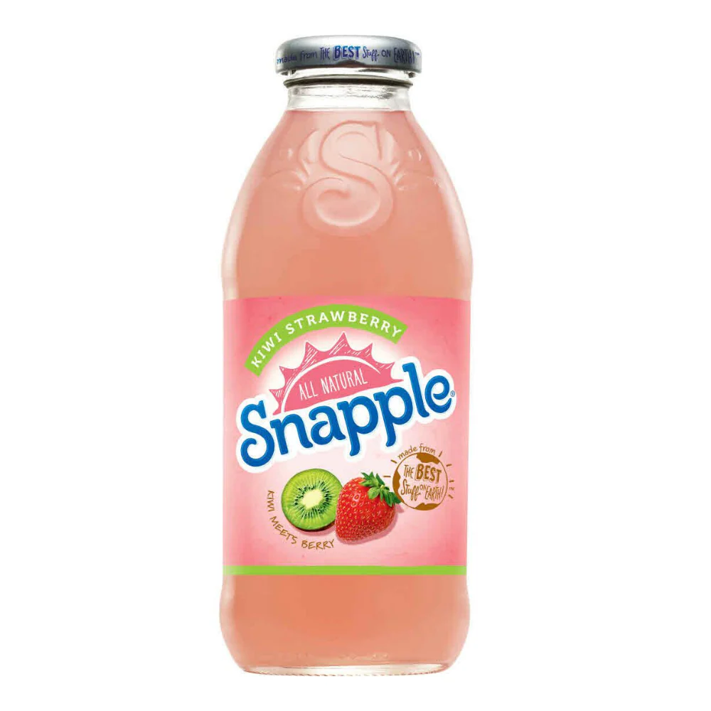 Snapple Kiwi meets Strawberry, bevanda al Kiwi e alla Fragola da 473ml