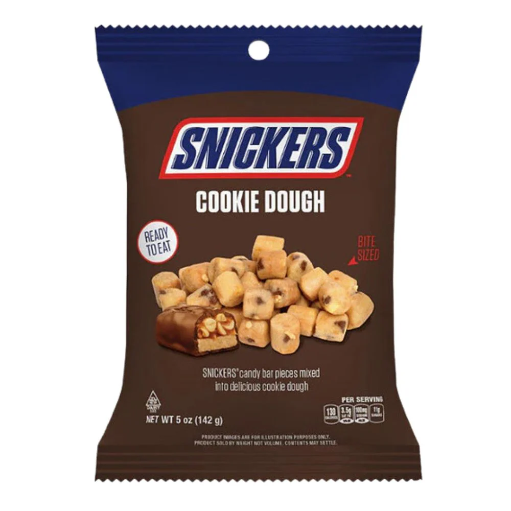 Snickers Cookie Dough Bite Size, biscotti con Snickers da 142g