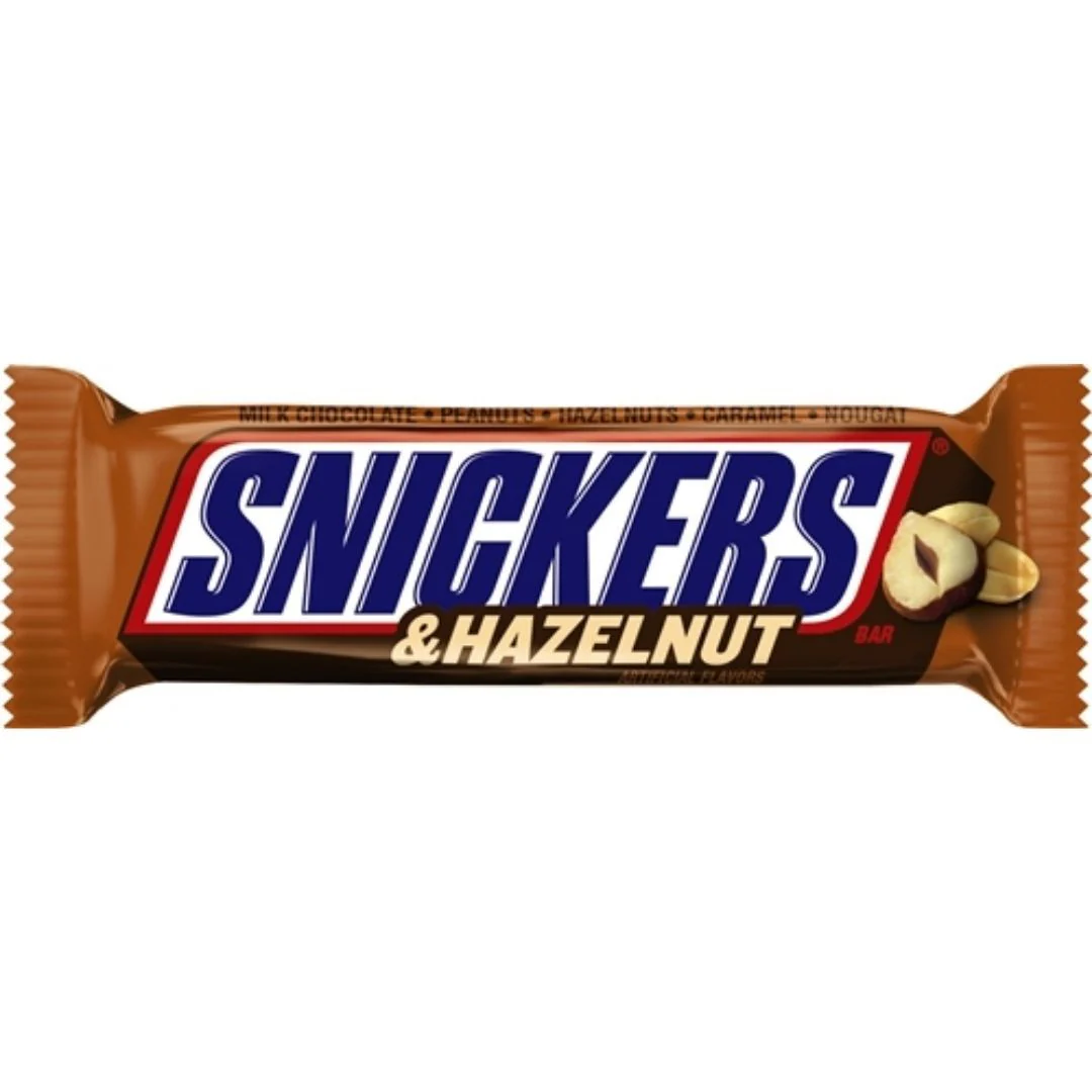 Snickers Hazelnut, barretta di cioccolato alla nocciola da 40g