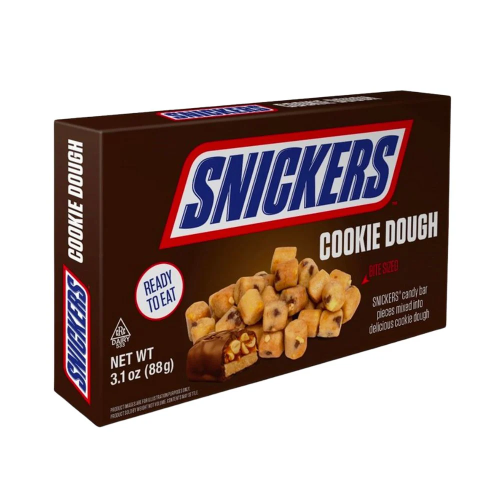 Snickers Cookie Dough Bite Size, biscotti al gusto Snickers da 88g