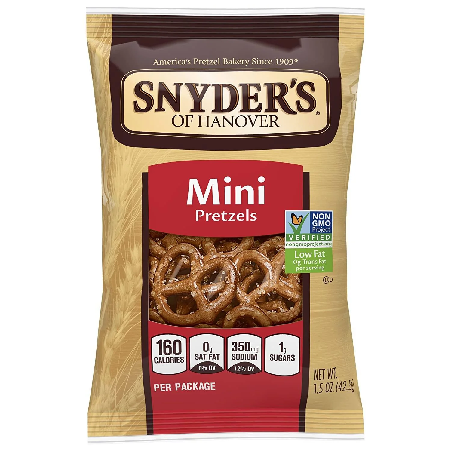 Snyder's Mini Pretzels, pretzel salati da 42g