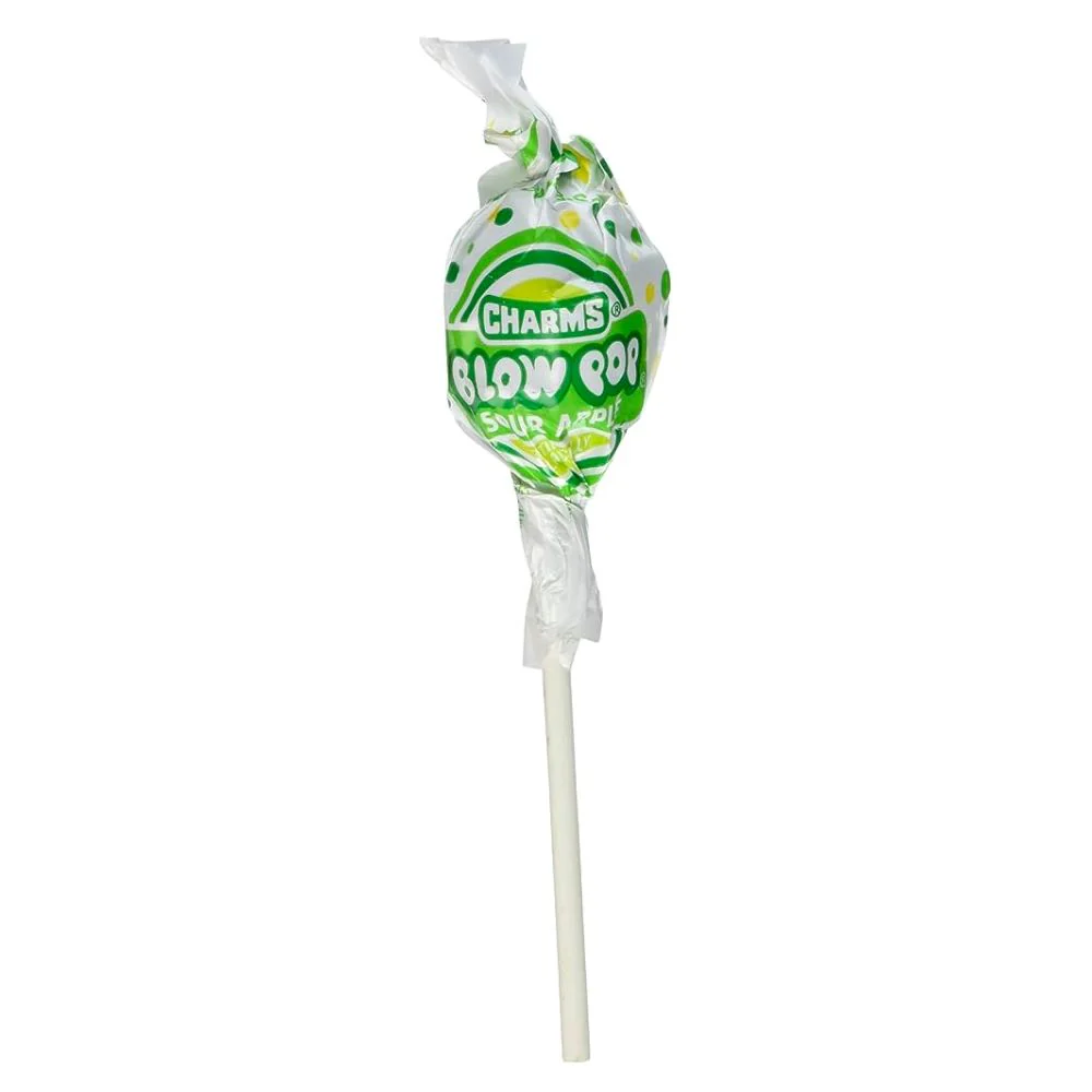 Sour Apple Blow Pop, lecca lecca aspro alla mela da 18g