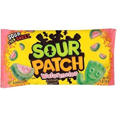 Sour Patch Watermelon, caramelle frizzanti e gommose all'anguria da 51g
