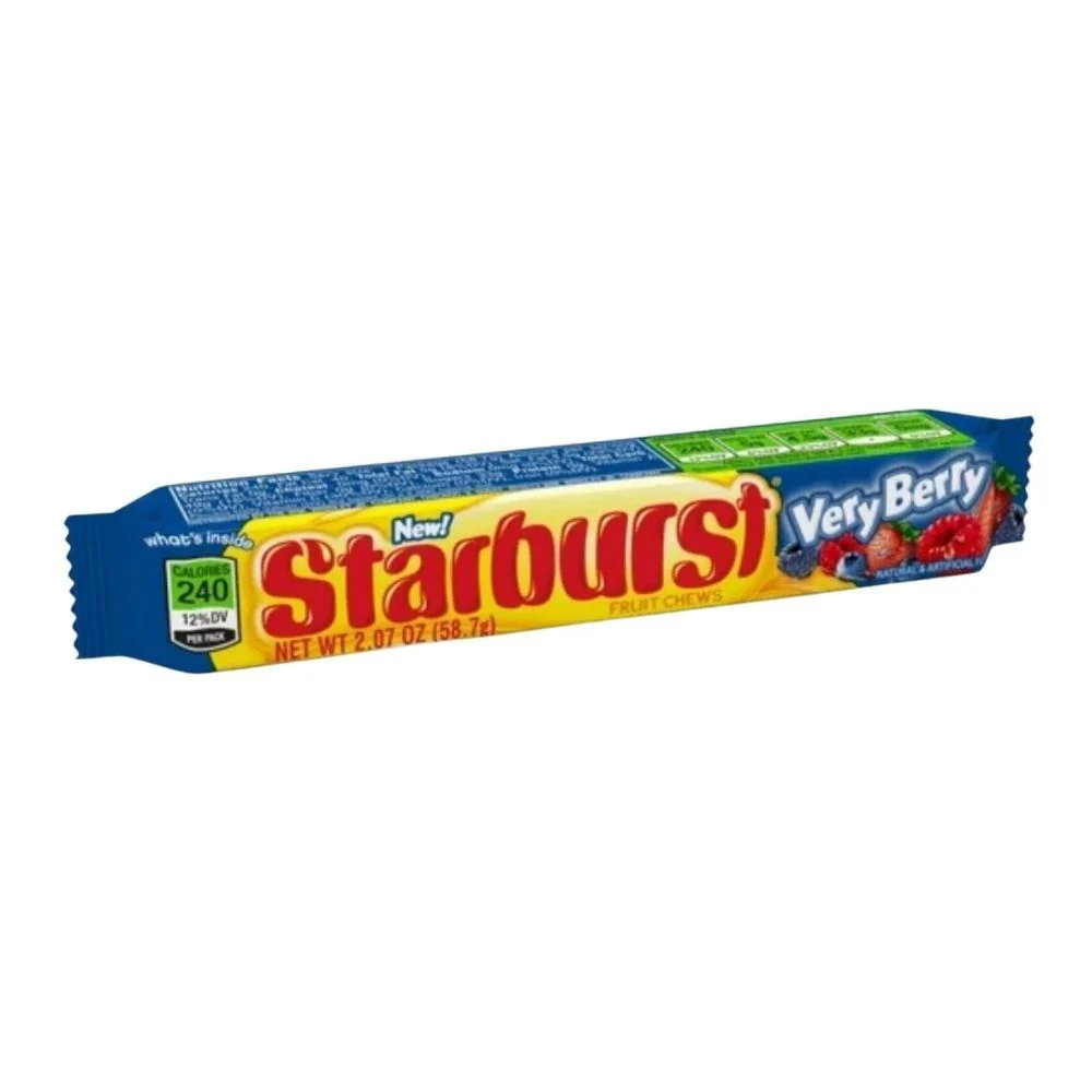 Starburst Very Berry, caramelle ai mirtilli da 45g