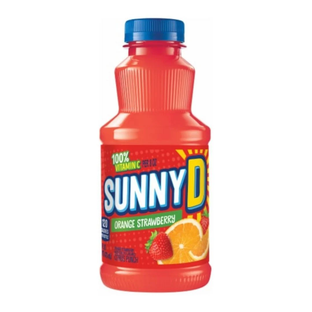 SunnyD Orange Strawberry, bevanda al gusto di arancia e fragola da 473ml