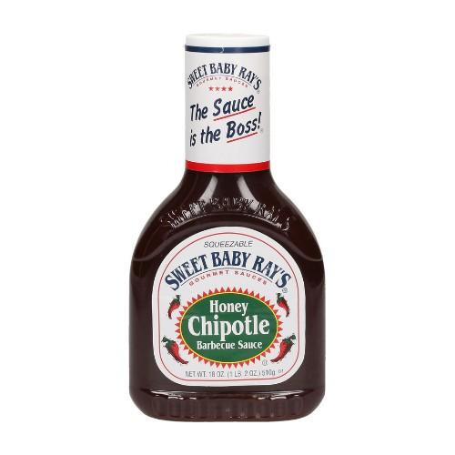 Sweet Baby Ray's Chipotle Barbecue Sauce, salsa barbecue piccante aromatizzata al miele da 510g
