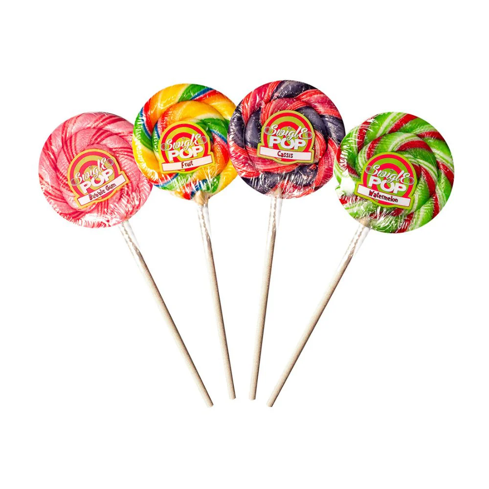 Swigle Pop Assorted Flavours, lecca lecca gusto a sorpresa da 45g