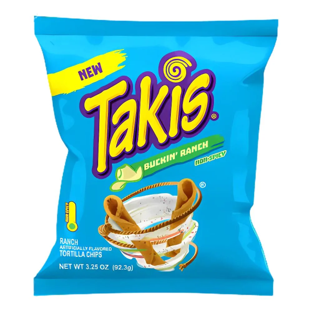 Takis Buckin' Ranch, tortillas di mais al gusto di salsa ranch da 92g