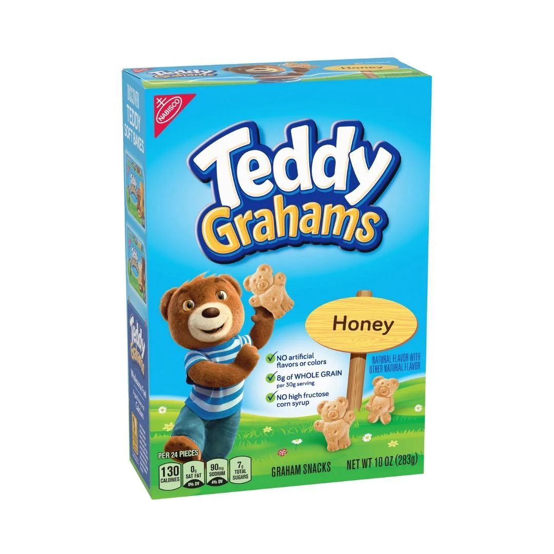 Teddy Grahams Honey, biscottini al miele a forma di orsetto Teddy da 283g