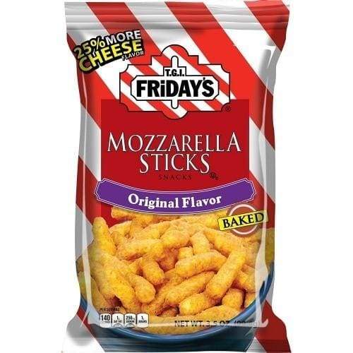 TGI Fridays Mozzarella Sticks Original Flavor Baked, patatine alla mozzarella da 99.4g