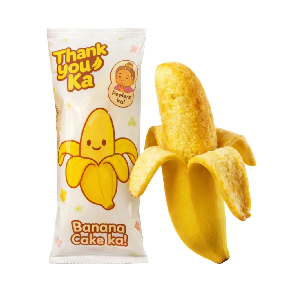 Thank You Ka Banana Cake Peelerz, torta sbucciabile a forma e al gusto di banana da 65g