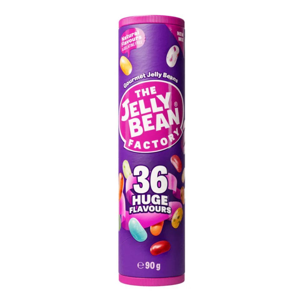 The Jelly Bean Factory 36 Huge Flavous, caramelle con gusti misti da 90g