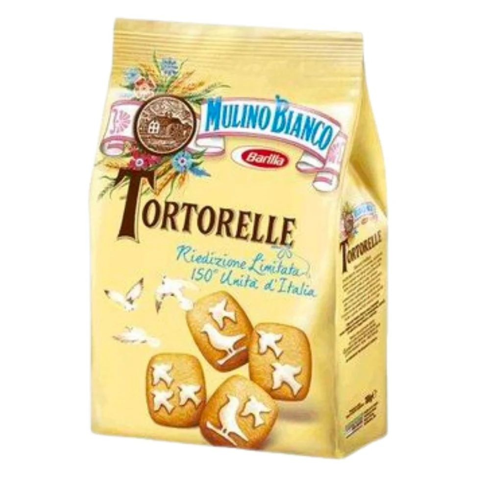 Tortorelle Mulino Bianco, biscotti con glassa di zucchero da 300g
