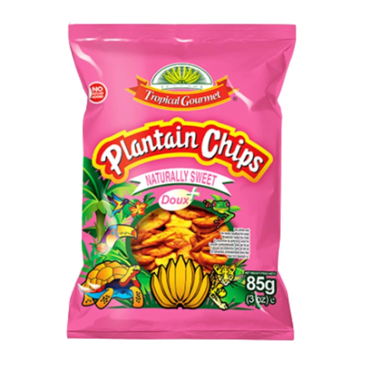 Plantain Chips Naturally Sweet, chips di platano naturalmente dolci "più dolce" da 85g