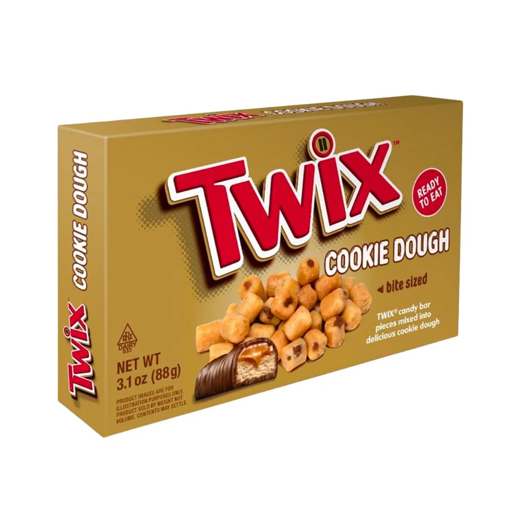 Twix Cookie Dough Bite Size, biscottini al gusto Twix da 88g