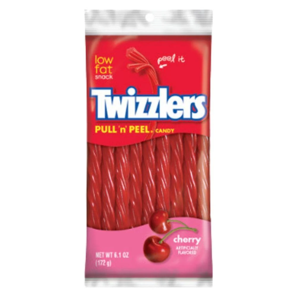 Twizzlers Cherry Pull'n' Peel, liquirizie alla ciliegia da 172g