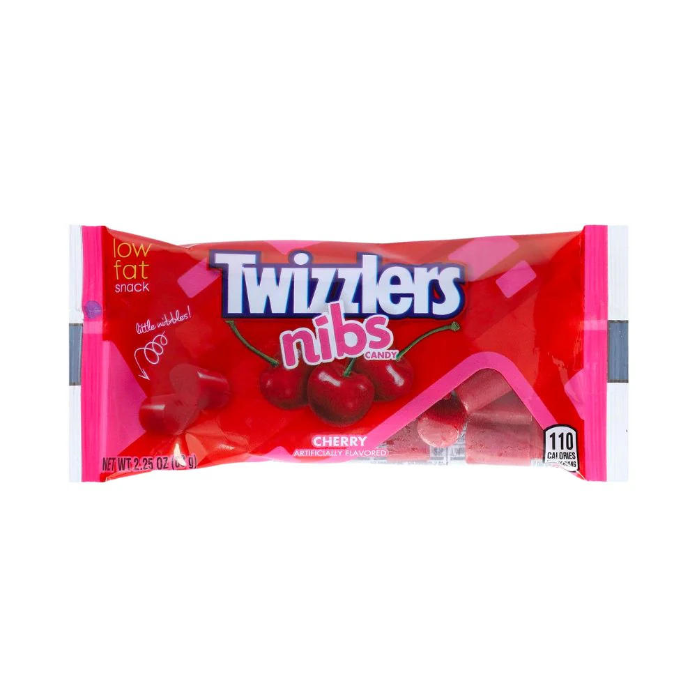 Twizzlers Nibs Cherry, liquirizia alla ciliegia da 63 g