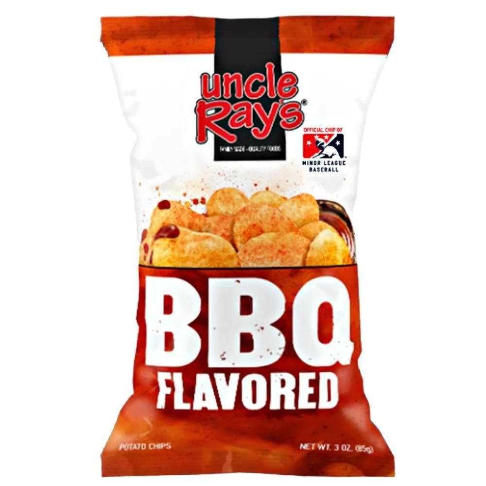 Uncle Ray's BBQ Flavored, patatine al barbecue da 127.5g