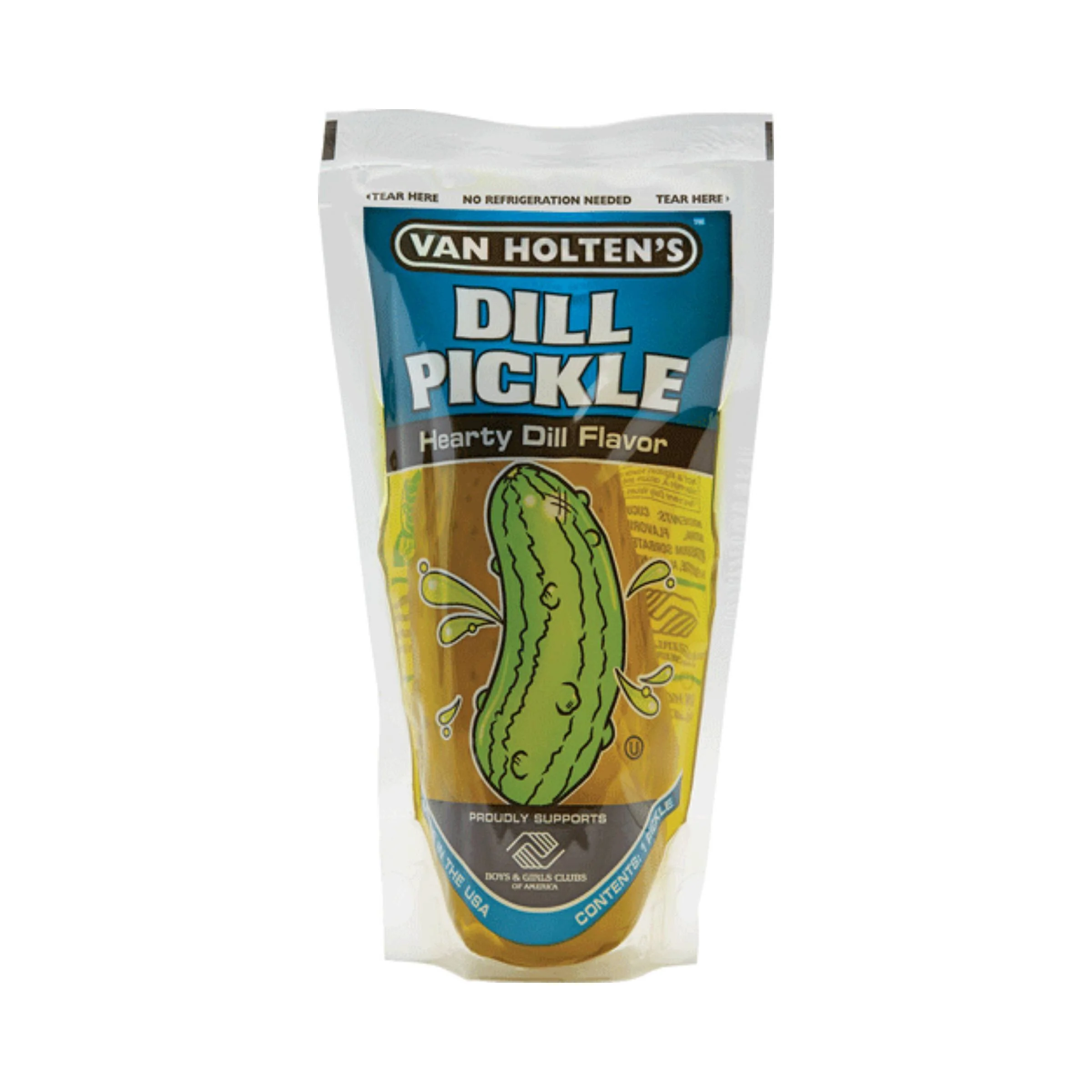 Van Holten's Dill Pickle Hearty Dill Flavor, cetriolo monoporzione all'aneto in sottaceto