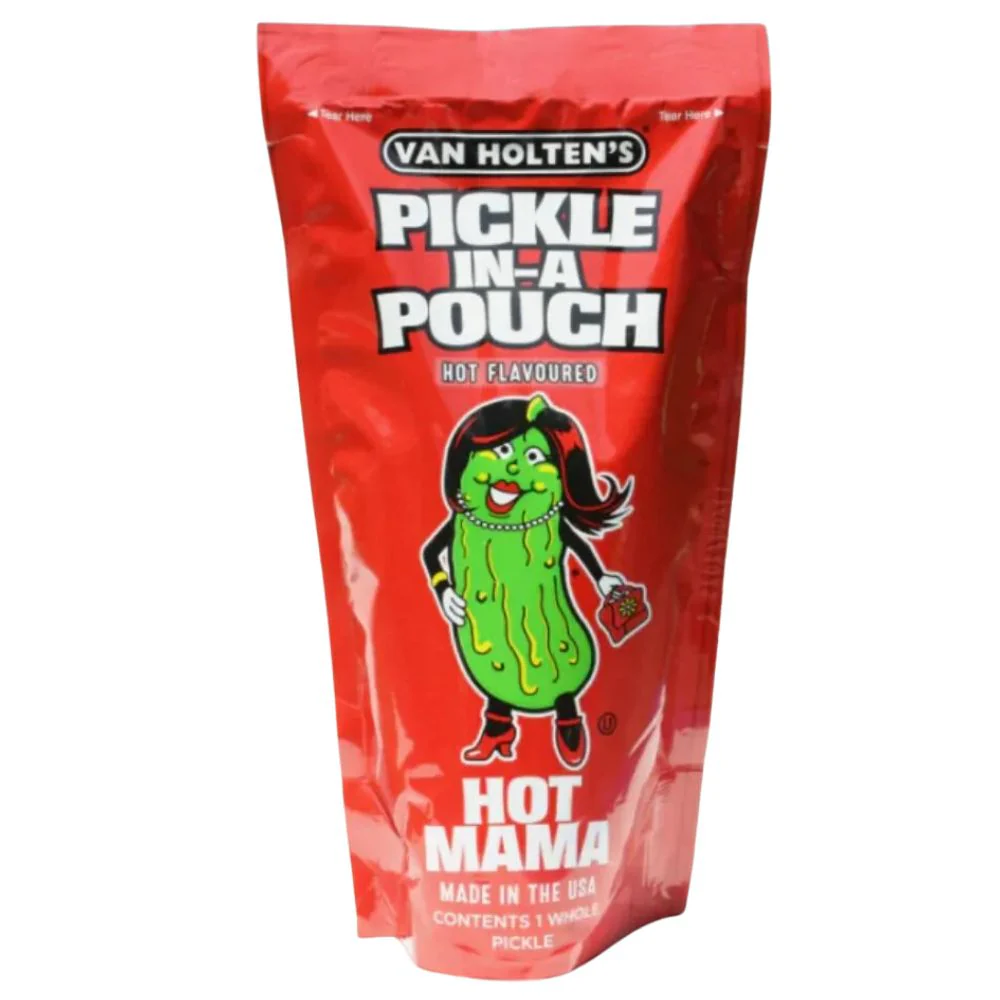 Van Holten's King Size Pickle - Hot Mama, cetriolo piccante monoporzione in sottaceto da 167g