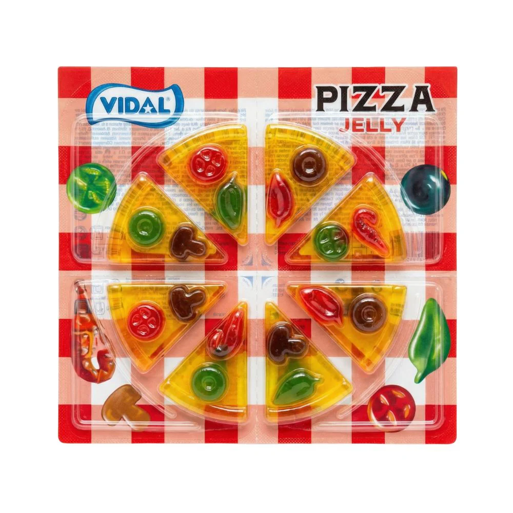 Vidal Pizza Jelly, caramelle gommose a forma di pizza da 66g
