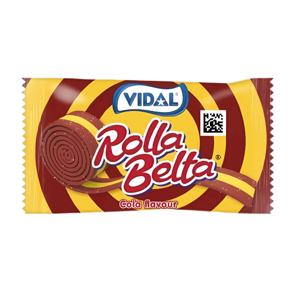 Vidal Rolla Belta Cola, caramella al gusto di cola da 19g