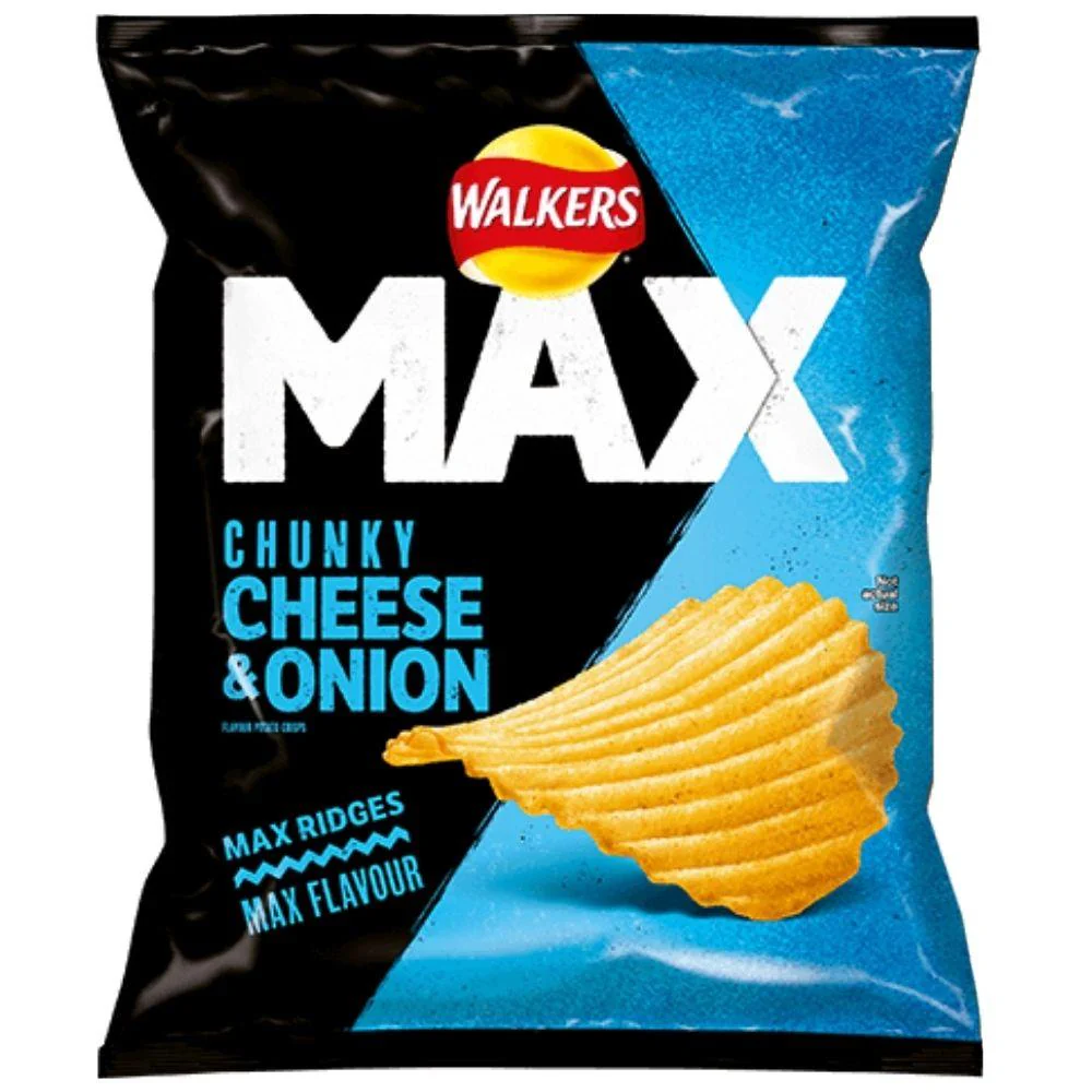 Walkers Cheese & Onion, patatine al formaggio e cipolla da 50g