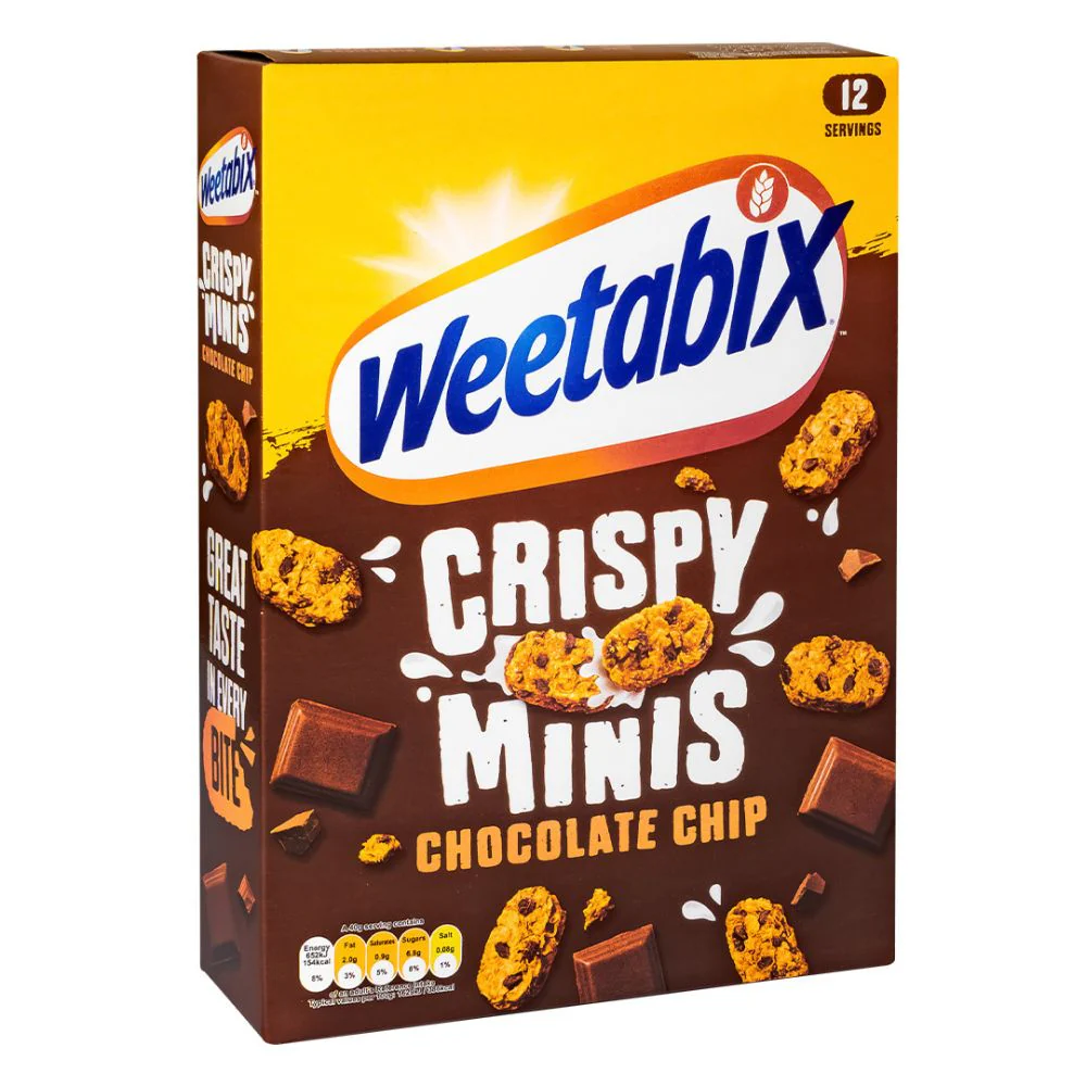Weetabix Minis Chocolate, cereali con gocce di cioccolato da 500g