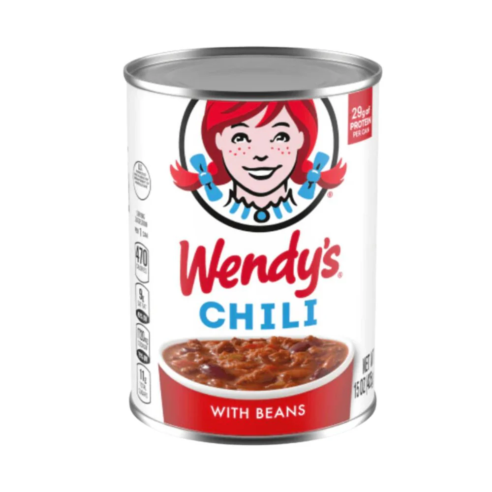 Wendy's Canned Chili with Beans, salsa chili con fagioli da 425 g
