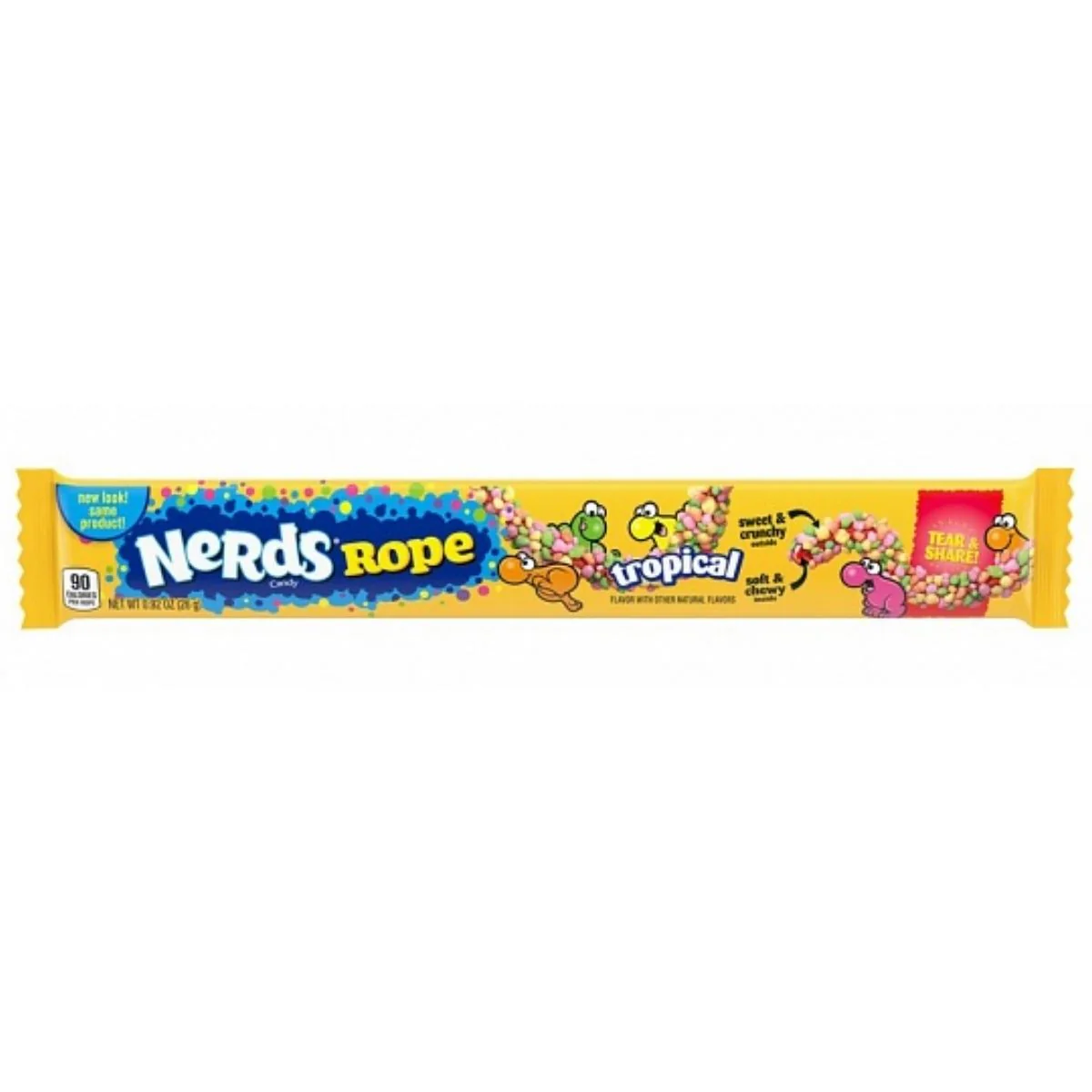 Wonka Nerd Rope Tropical, caramella ai frutti tropicali da 26g