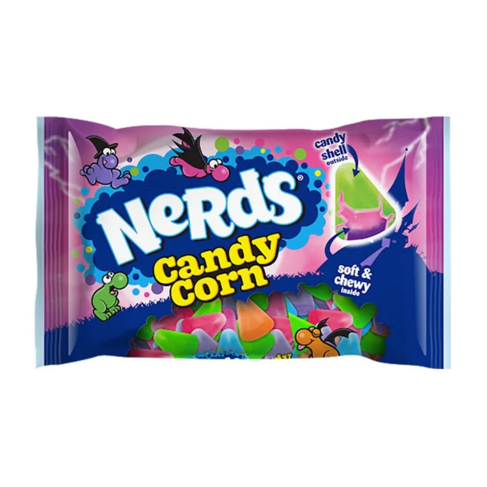 Wonka Nerds Candy Corn, caramelle con cuore morbido alla frutta da 227g