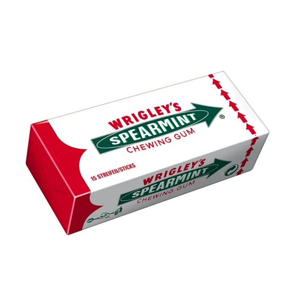 Wrigley's Spearmint chewing gum, gomme alla menta da 45g