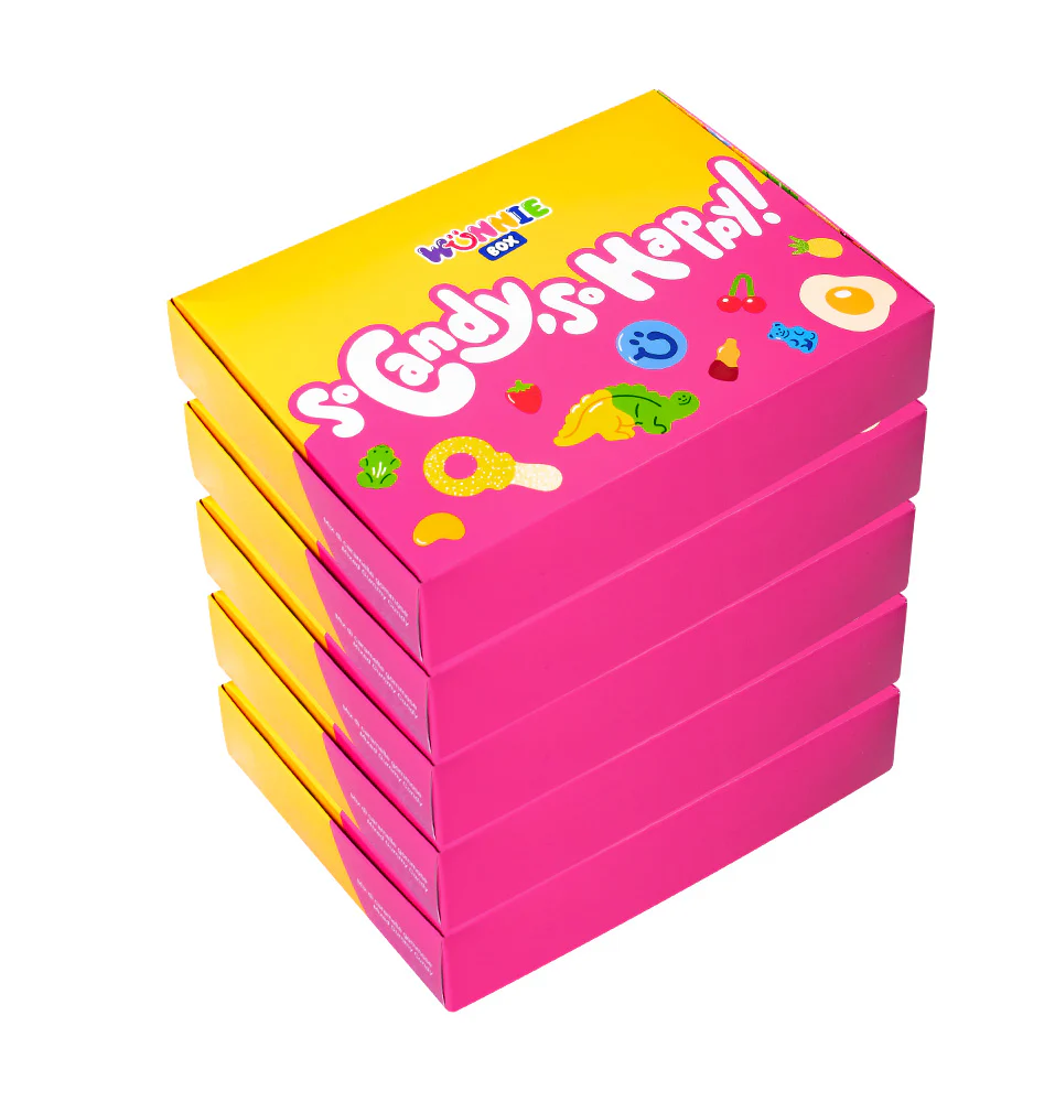 Wunnie box "Smile", 5 scatole di caramelle gommose in gusti assortiti da 480g - Image 6