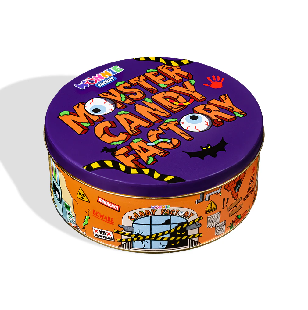 Wunnie Bucket “Happy Halloween”,  latta da comporre con le tue caramelle gommose preferite - 2 kg - Image 2