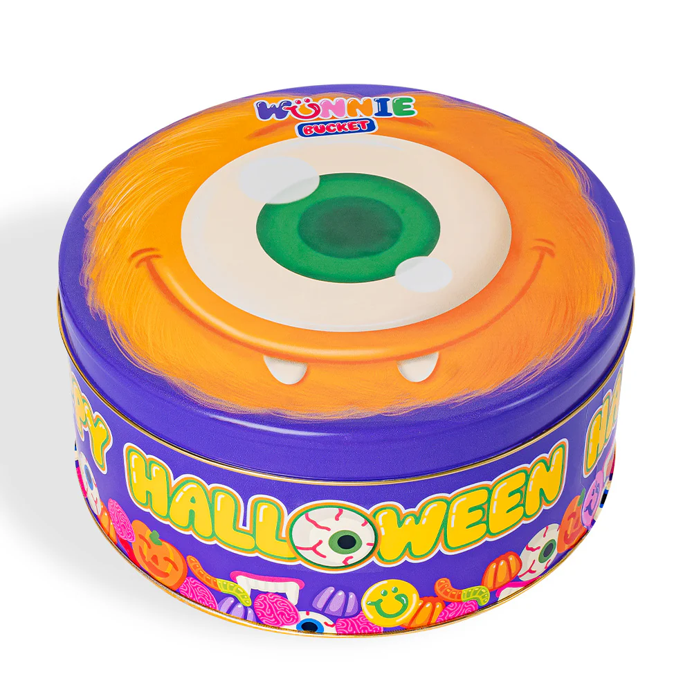 Wunnie Bucket “Happy Halloween”, latta da comporre con le tue caramelle gommose preferite - 3 kg - Image 2