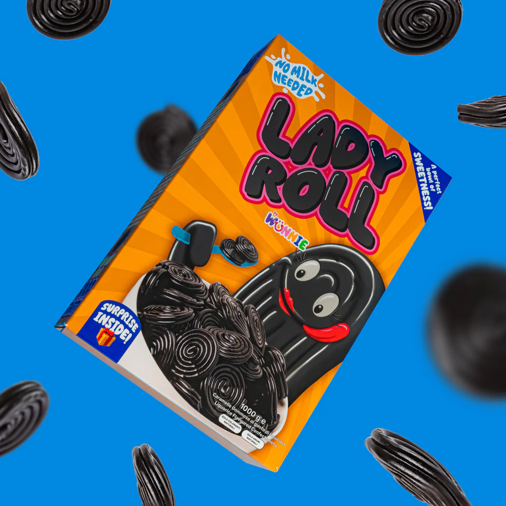 Wunnie Lady Roll, scatola di liquirizie da 1kg - Image 2