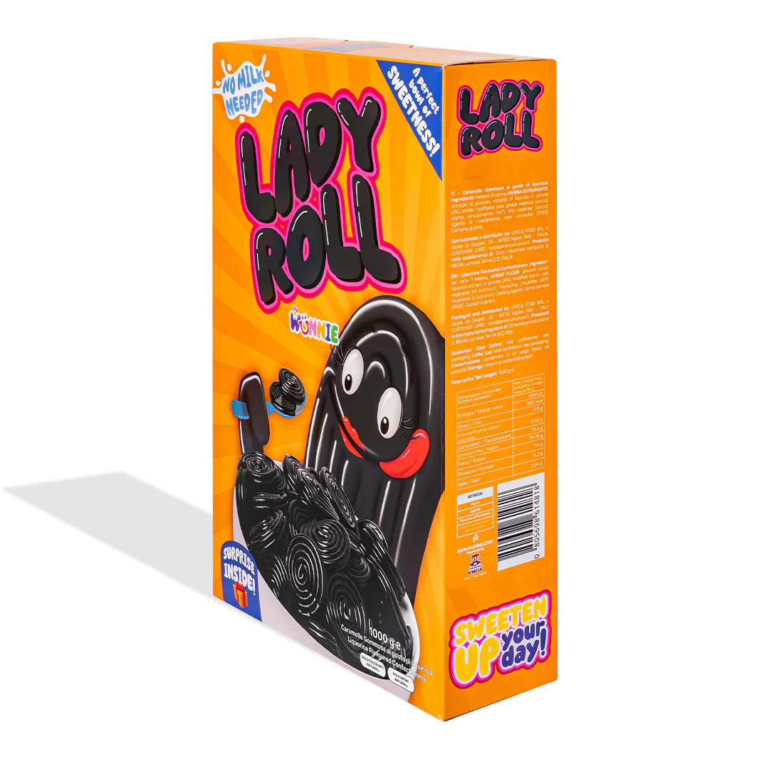 Wunnie Lady Roll, scatola di liquirizie da 1kg - Image 3