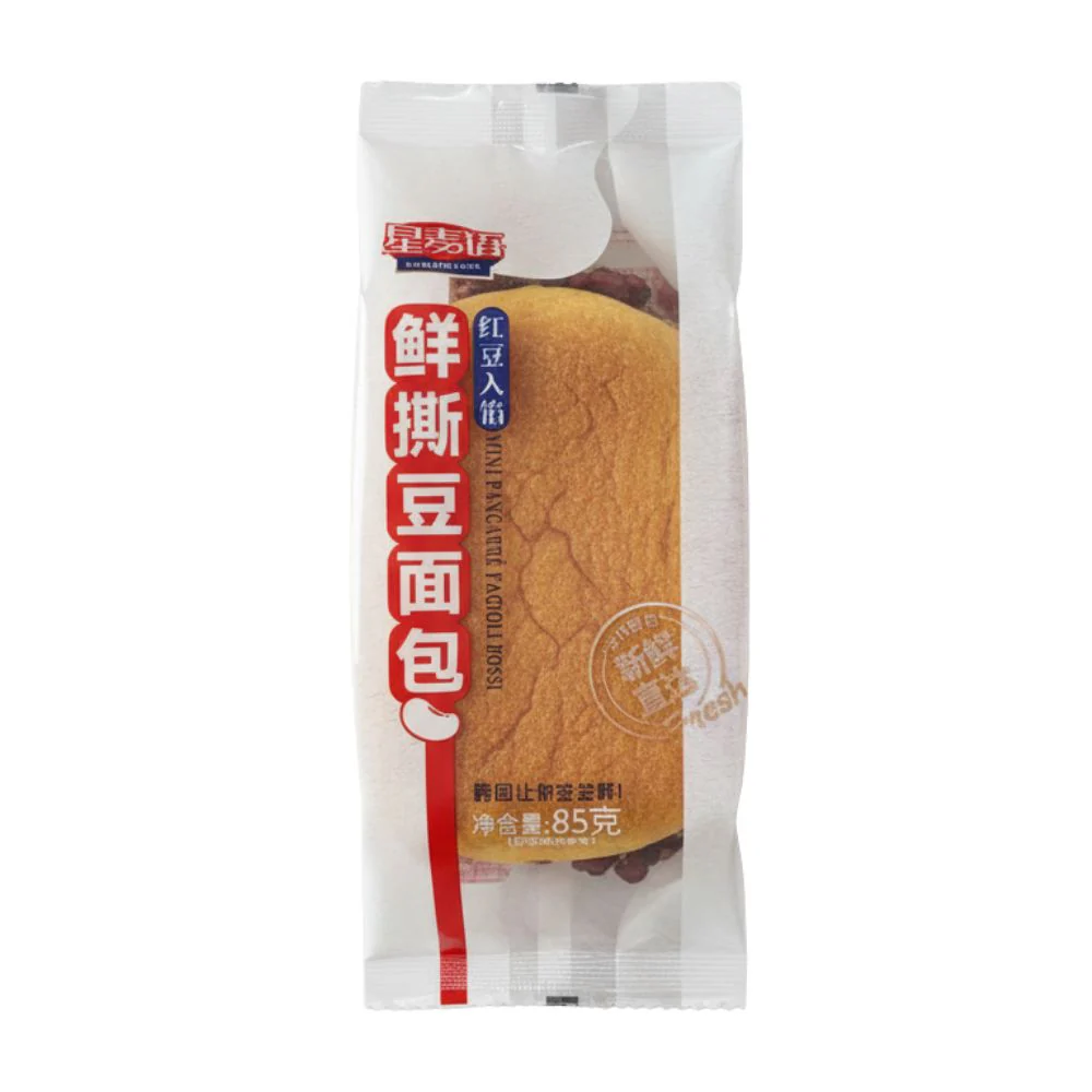 Xing Mai Yu Mini Pancarré Fagioli Rossi, mini pancarré ripieno di fagioli rossi da 85g